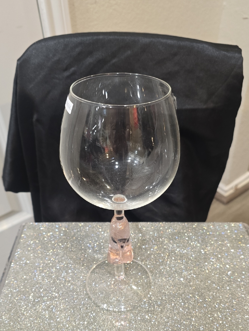 Godinger Runway Pink High Heel Goblet - Picture 12 of 13